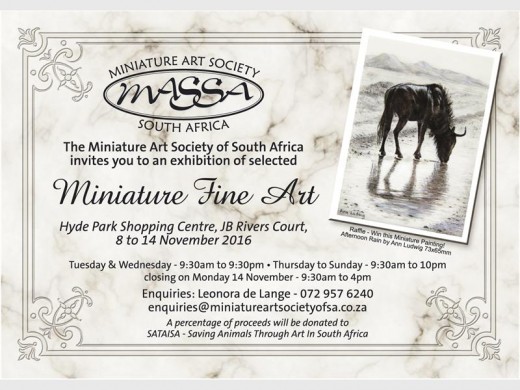 The Miniature Fine Art exhibition.
